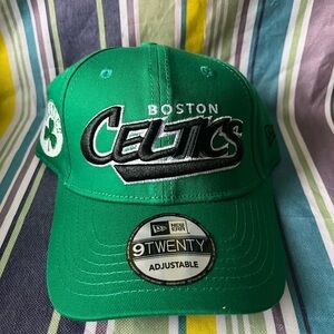 Boston Celtics Green Adjustable Cap